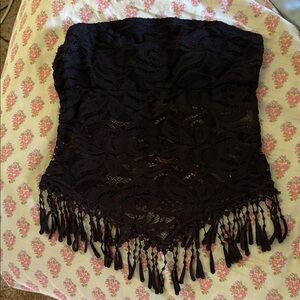 Kimchi Blue Black Lace Top